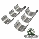 Kurbelwellenlager Hauptlager Übermass 0,040" 4-134 L + F Head Jeep CJ Willys Ford GPW 41-71