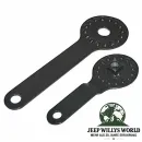 Scheibenrahmen Versteller Ausstellarm rechts Jeep CJ2A 46-49