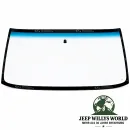 Windschutzscheibe / Frontscheibe mit grüner Colourverglasung und Blaukeil. Jeep Cherokee XJ (1984-1991)