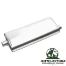 Endschalldämpfer (aluminisiert) für 4,0L, 5,2L und 5,9L Benzin Motor. Jeep Grand Cherokee ZJ / ZG (1996-1998).