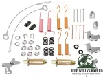 Bremsen Feder und Kleinteile mit Bremsennachsteller Kit hinten 10'' Bremse Jeep CJ Wrangler Cherokee 78-89