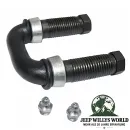 Blattfeder Federschäkel Kit vorne oder hinten rechts Jeep CJ + Willys 41-64