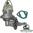 Benzinpumpe mit Glas Jeep CJ + Willys + Ford GPW 41-71