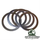 Einstellscheiben Ausgagswelle Dana 20, 300 Verteilergetriebe Ausgang Jeep SJ J Serie / CJ5 / CJ6 / CJ7 / CJ8 (62-86), Nahansicht.