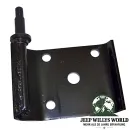 Blattfederhalteplatte hinten rechts Jeep CJ 76-86