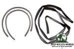 Türdichtung Fensterführung Set vorne rechts + links Jeep CJ 76-81