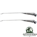 Scheibenwischerarm Paar Edelstahl Jeep CJ 68-86