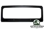 Frontscheibenrahmen Stahl, schwarz grundiert, Montage an den originalen Befestigungspunkten. Jeep CJ5 CJ7 CJ8 (1976-1986)