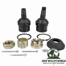 Achsschenkelbolzen Set Traggelenke vorne oben und unten Jeep CJ5 CJ6 CJ7 CJ8 / SJ & J-Serie / C104 Commando (1972-1991).