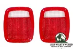Rückleuchten Glas rechts und links US Modell Jeep CJ Wrangler 76-06