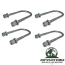 Blattfederbügel Set vorne Dana 30 Jeep CJ 76-86