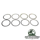 Einstellscheiben Eingangswelle Dana 300 Verteilergetriebe Jeep CJ5 / CJ7 / CJ8 (80-86), Nahansicht.