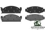 Raybestos Bremsklötze vorne, Vorder- und Rückseite, Jeep CJ5 CJ7 CJ8 78-81