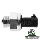 Allradschalter, Unterdruckschalter für NP231 Verteilergetriebe. Jeep Cherokee XJ / Wrangler TJ (1996-2006), seitlich abgebildet.