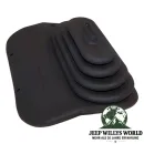 Shifter Boot Transfer Case Dana 18, 20 with T14, T15, T18 or T150 Manual Transmission Jeep CJ5 CJ6 (55-75)