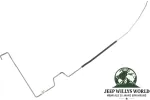 Kraftstoffleitung Tank zur Benzinpumpe Edelstahl Jeep CJ5 3,8 + 4,2 L 76-81