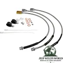 Stahlflex Bremsschlauch Set Jeep CJ5 CJ7 CJ8 82-86