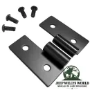 Türscharniere Set unten schwarz Edelstahl CJ + Wrangler YJ TJ 76-06