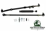 Spurstange + Schubstange + Lenkungsdämpfer Set Jeep Wrangler 96-06