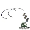 Synchronring Feder und Spannring Set 3. & 4. Gang AX15 Schaltgetriebe Jeep XJ / YJ / TJ / ZJ  (87-99), voller Lieferumfang abgebildet (2 Federn, 3 Steine).