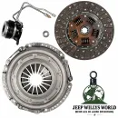 Kupplungs Master Kit 4,0L & 4,2L Motor mit BA10/5 Schaltgetriebe. Jeep Wrangler YJ / Cherokee XJ (1987-1989)