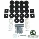 OMIX-Ada Karosserieauflagegummis Set Jeep CJ, Willys MB, M38 M38A1, Ford GPW  (1941-1975)