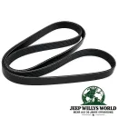 Crown Keilrippenriemen Flachriemen für 4,0l mit Klimaanlage Jeep Wrangler TJ, Grand Cherokee (99-06).