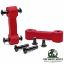 Daystar Motorhaubenverschluss Haken Gummi Paar Polyurethan Rot Jeep Wrangler JK (07-18)