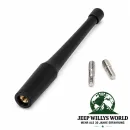 Rugged Ridge Antennenstab Flexibel 15cm Jeep Wrangler TJ JK JL / Gladiator JT (1996-2026)