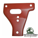 Stoßstangen Halteplatte vorne rechts oben Jeep CJ Willys MB Ford GPW 41-48