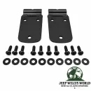 RT Off-Road Motorhauben Scharnier Se Edelstahl Schwarz pulverbeschichtet Jeep Wrangler TJ (1996-2006)