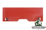Heckpanel Panel Rückwand mit "Willys" Prägung Willys MB 41-42