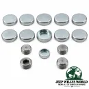Enginetech Engine Expansion Plug Steel Set Jeep Grand Cherokee WJ WG WH WK / Commander XH XK 4.7L 8 Cyl. Engine (99-09)