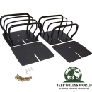 Rückleuchtenschutzgitter Schwarz CJ + Wrangler 76-06