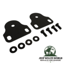 Scheibenrahmenhalter innen Schwarz Edelstahl Jeep CJ + Wrangler YJ 76-95