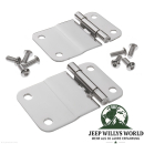 Heckklappenscharnier Paar Edelstahl Jeep CJ 76-86