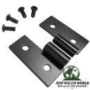 Türscharniere Set unten schwarz Edelstahl CJ + Wrangler YJ TJ 76-06