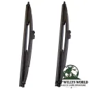 Crown Scheibenwischer Wischerblätter Paar vorne rechts & links für Jeep CJ5 CJ7 CJ8 (1968-1986).