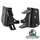 Rugged Ridge Scheinwerferhalter Scheibenrahmen Schwarz strukturiert Jeep Wrangler TJ (1996-2006)