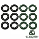 Kraftstoff Einspritzdüsen Dichtring Satz Jeep Wrangler, Cherokee , Grand Cherokee , Commander , 3,7L + 3,8L (04-11)