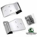 Rugged Ridge Spiegelhalter Paar in Edelstahl hochglanzpoliert Jeep Wrangler TJ (2003-2006)