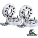 Hofmann Spurverbreiterung 60mm Aluminium mit Gutachten Jeep Wrangler, Cherokee, Grand Cherokee (1884-2012)