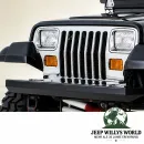 Rugged Ridge Stoßstange vorne Frontstoßstange Stoßfänger Rock Crawler Schwarz Jeep CJ5 CJ7 CJ8 / Wrangler YJ TJ (1976-2006)