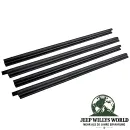 Dichtung 4-teiliges Abstreifer Set außen & innen, links & rechts. Jeep CJ5 CJ7 CJ8, Wrangler YJ (1976-1995).